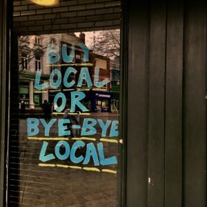 blue and white happy birthday signage